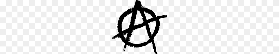 Anarchy Symbol, Gray Free Png Download
