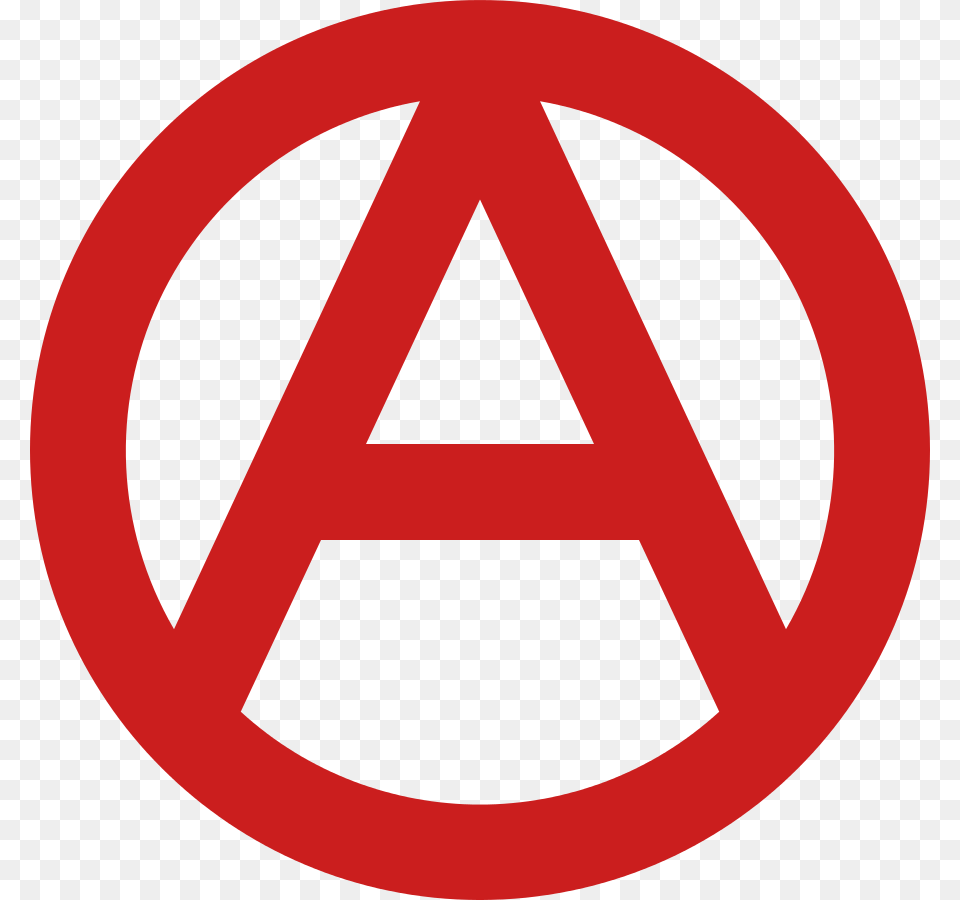 Anarchy Symbol Red Consent Of The Governed Symbol, Sign, Road Sign Free Png Download
