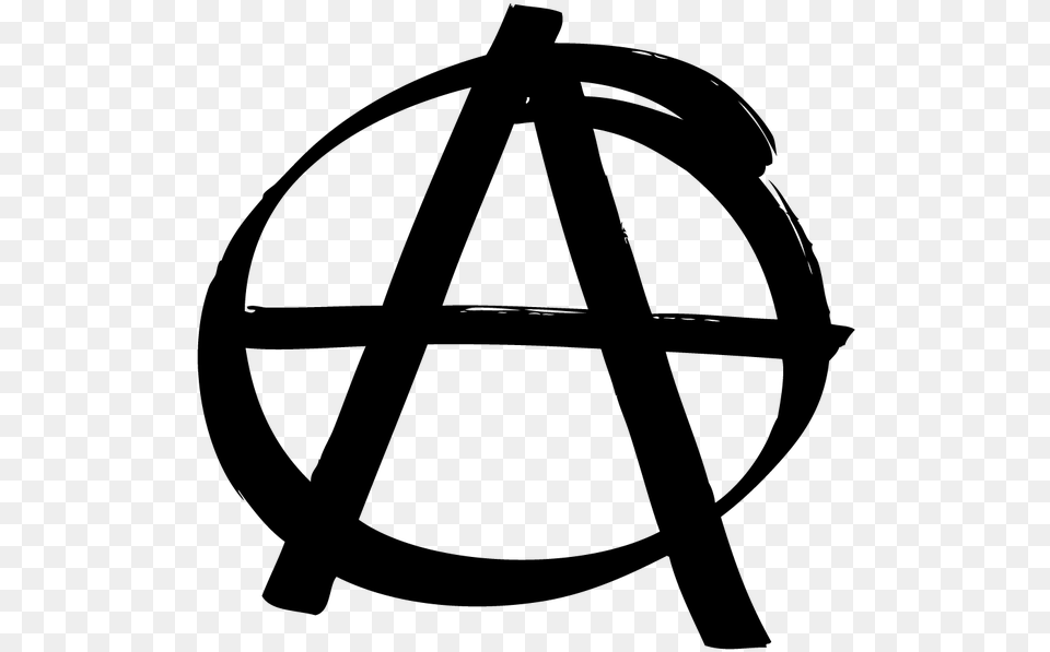 Anarchy V For Vendetta Anarchy Symbol, Gray Free Png Download