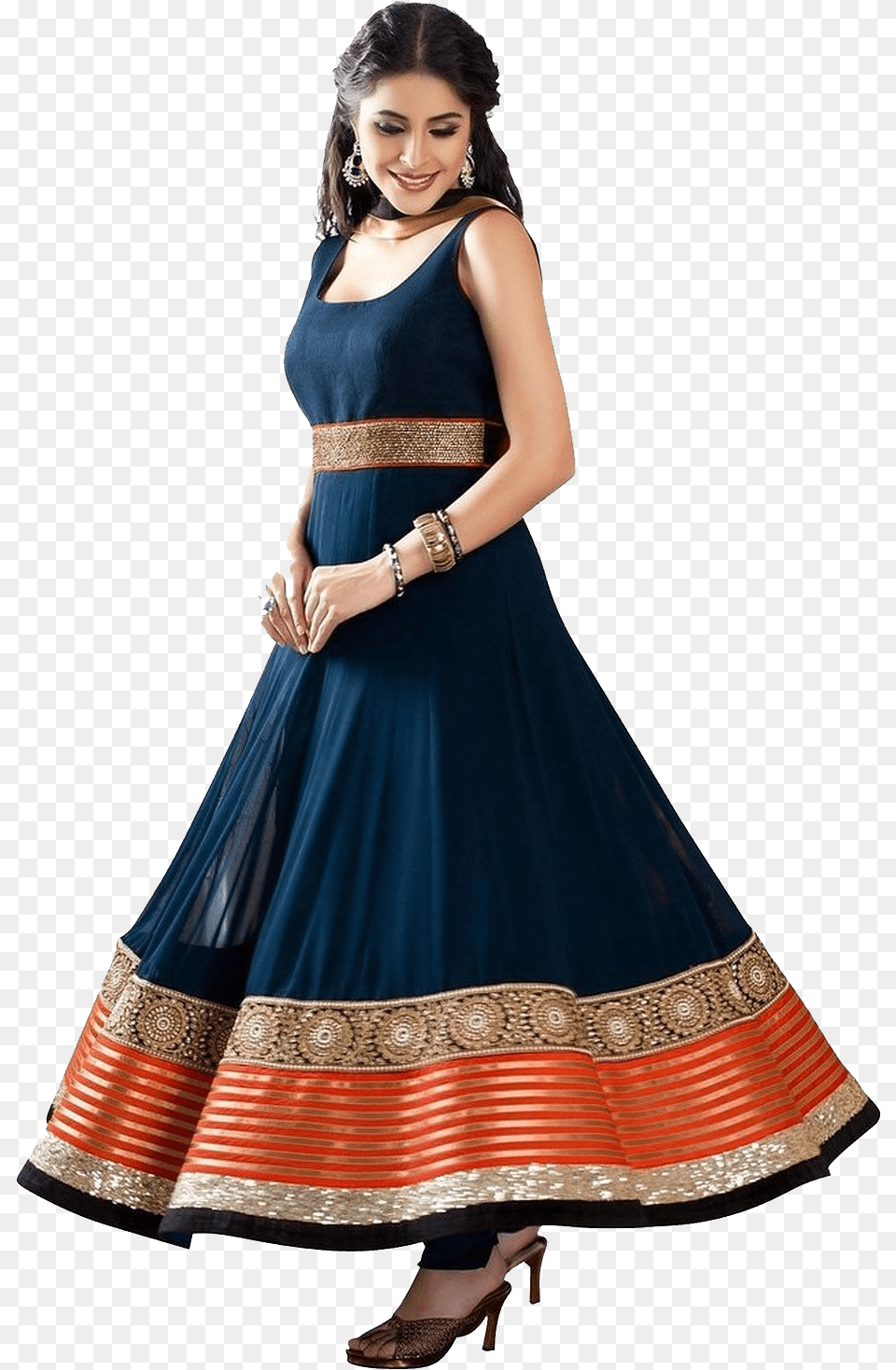 Anarkali Dress, Clothing, Evening Dress, Fashion, Formal Wear Png Image