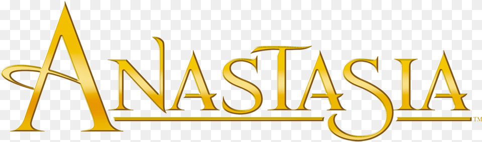Anastasia Movie Anastasia Logo, Text, Gold Free Png Download