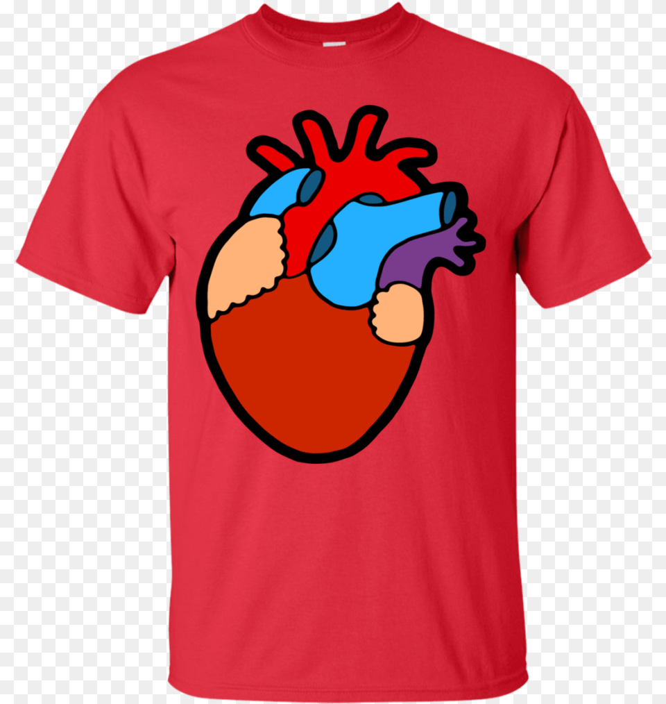 Anatomical Heart Evannave T Shirt Amp Hoodie T Shirt, Clothing, T-shirt, Berry, Food Free Png