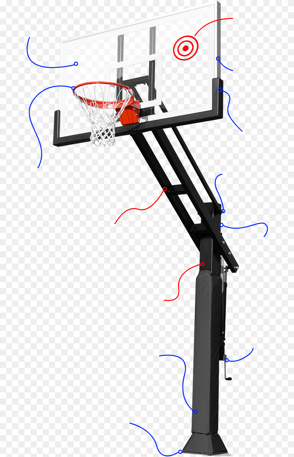 Anatomy Of A Basketball Hoop Png