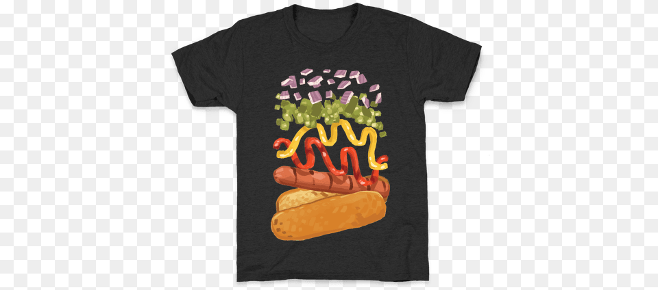 Anatomy Of A Hot Dog Kids T Shirt Prince Of Bel Air Shirt, Clothing, T-shirt, Food, Hot Dog Free Transparent Png