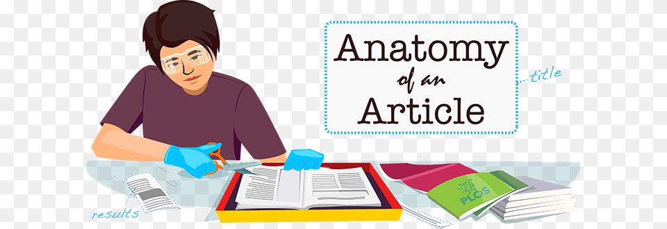 Anatomy Of A Scientific Article Ask A Biologist, Book, Person, Publication, Reading Free Png Download