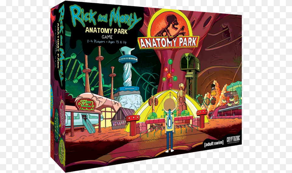 Anatomy Park Board Game, Book, Comics, Publication, Person Free Png Download