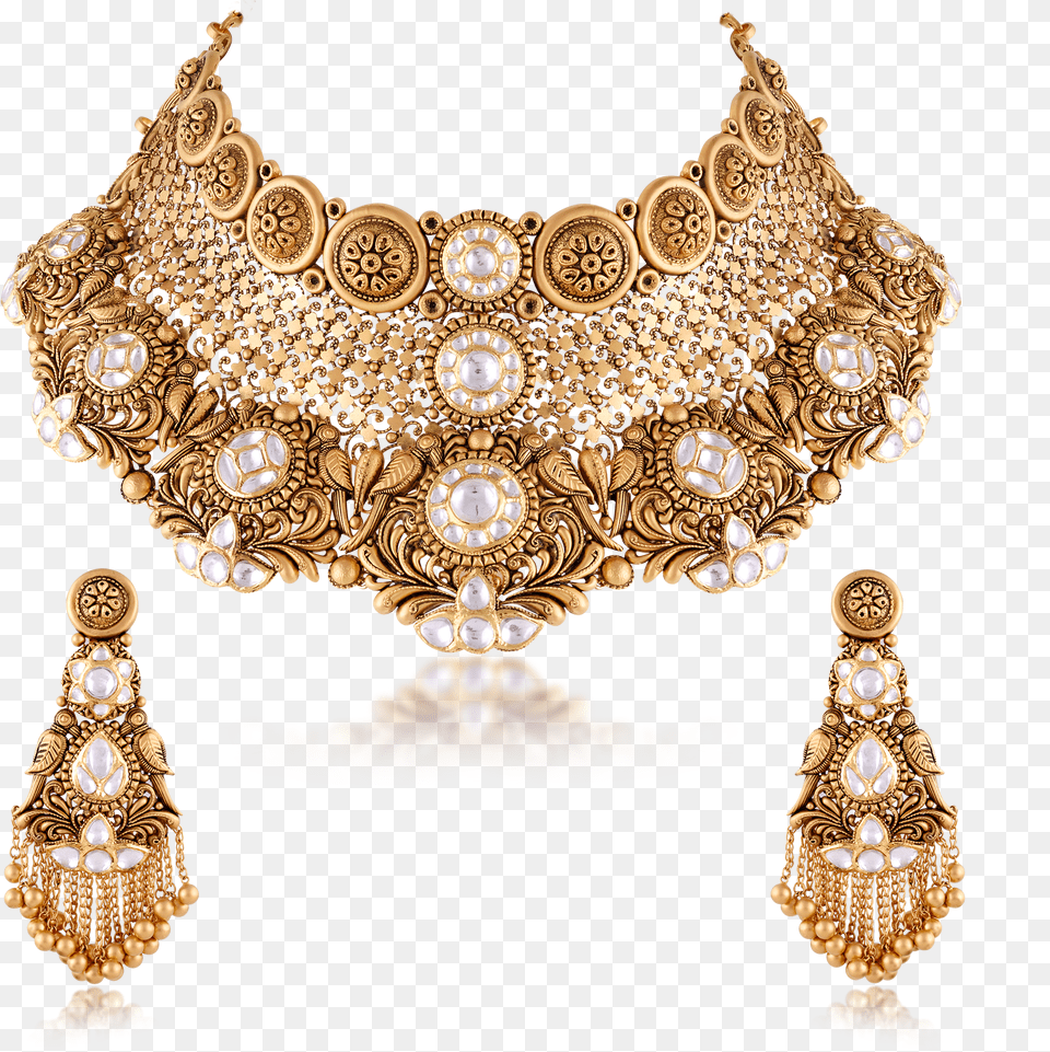 Anayat Gold Vii Motif, Accessories, Jewelry, Necklace, Earring Free Transparent Png