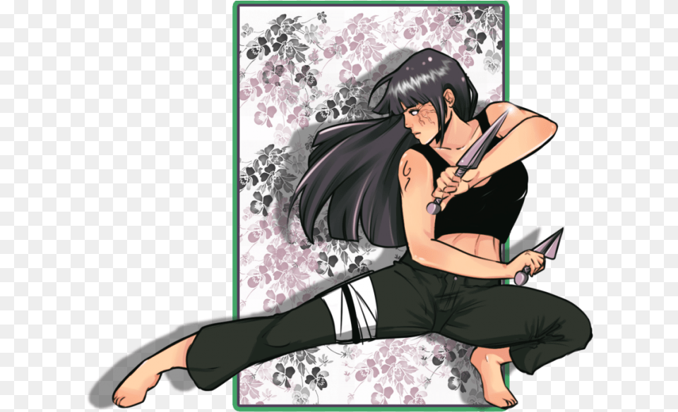 Anbu Hinata Cartoon, Book, Comics, Publication, Adult Free Png Download