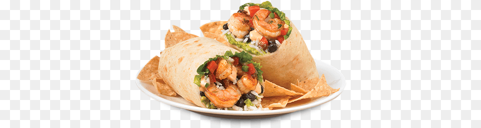 Ancho Citrus Shrimp Burrito Shrimps Burritos, Food, Sandwich, Sandwich Wrap Png Image