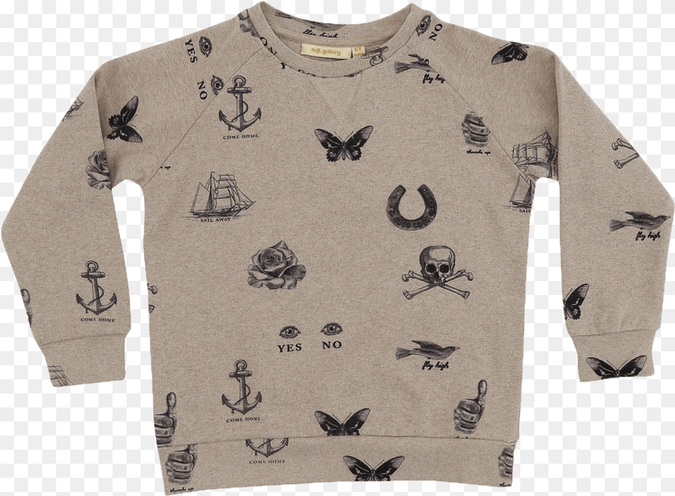 Anchor, Sweater, Sleeve, Sweatshirt, Long Sleeve Png Image