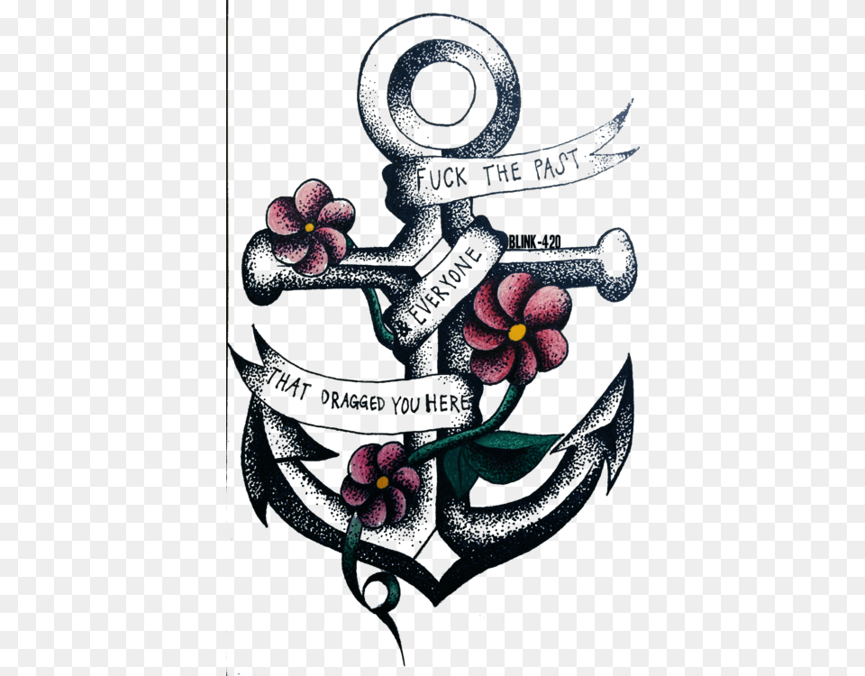 Anchor Anchor Drawing Tattoo, Electronics, Hardware, Hook Free Png Download
