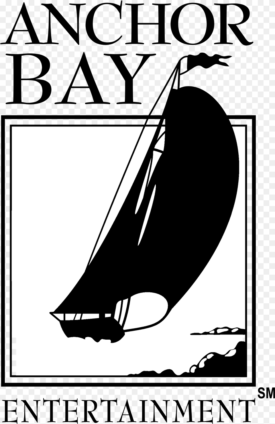 Anchor Bay Entertainment Logo Black And White Anchor Bay Entertainment, Boat, Sailboat, Transportation, Vehicle Free Png Download