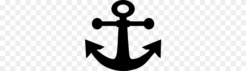 Anchor Clip Art, Gray Png