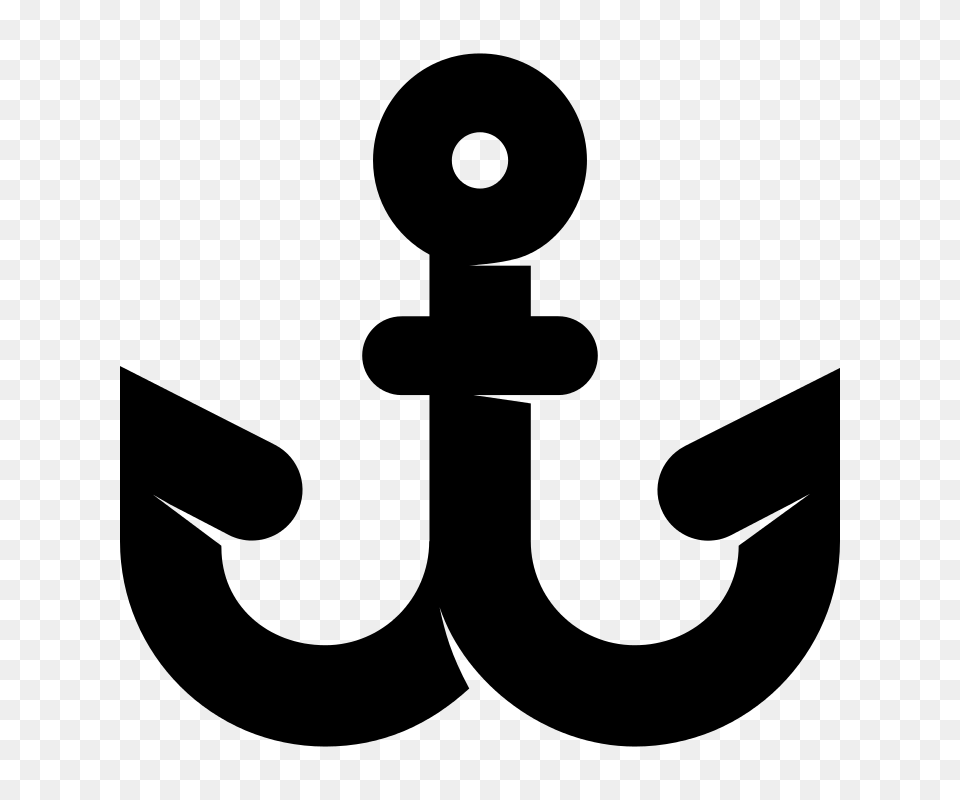 Anchor Clip Art Gray Free Transparent Png