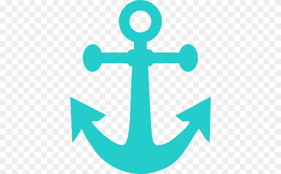 Anchor Clipart Turquoise, Electronics, Hardware, Hook, Cross Free Png Download
