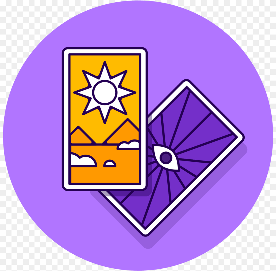 Anchor Daily Tarot Show, Purple, Sticker, Symbol, Disk Free Png