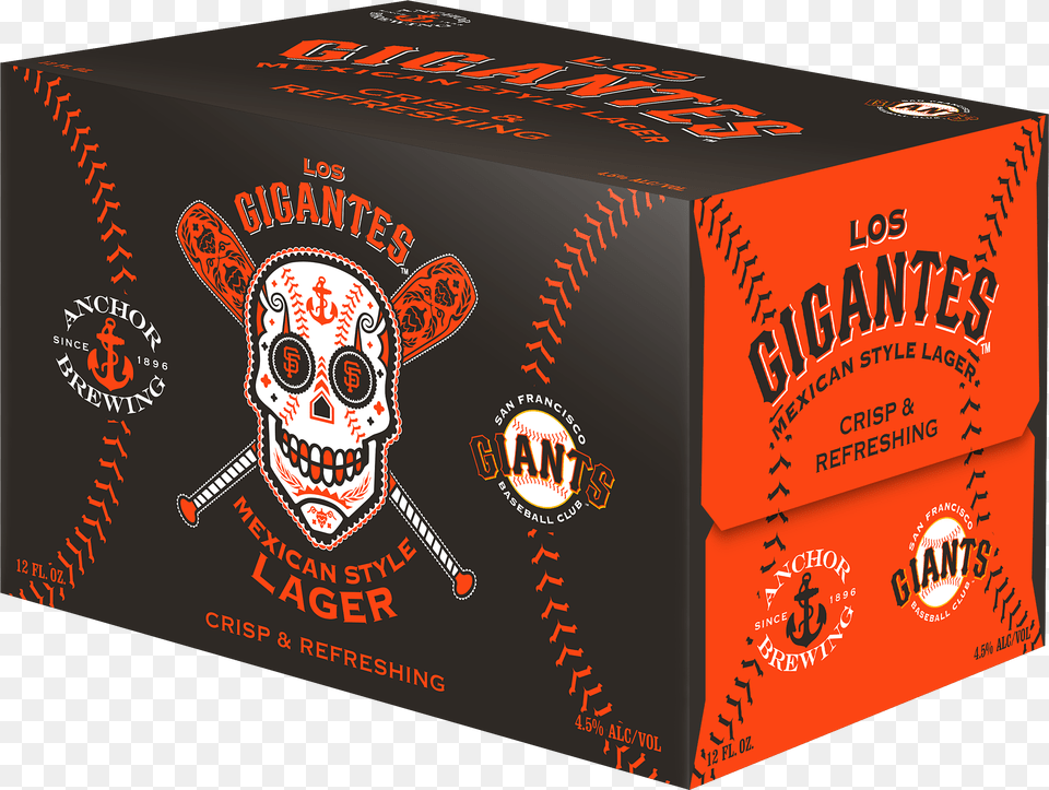 Anchor Is Releasing Its Second Giants Collaboration Anchor Steam Gigantes Beer, Box, Cardboard, Carton, Business Card Free Transparent Png