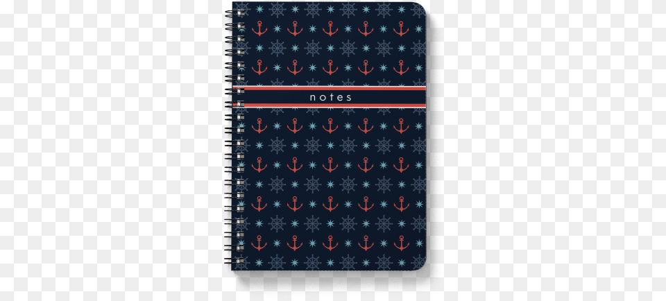 Anchor Pattern Spiral Notebook Stole, Flag, Electronics, Hardware, Text Free Transparent Png