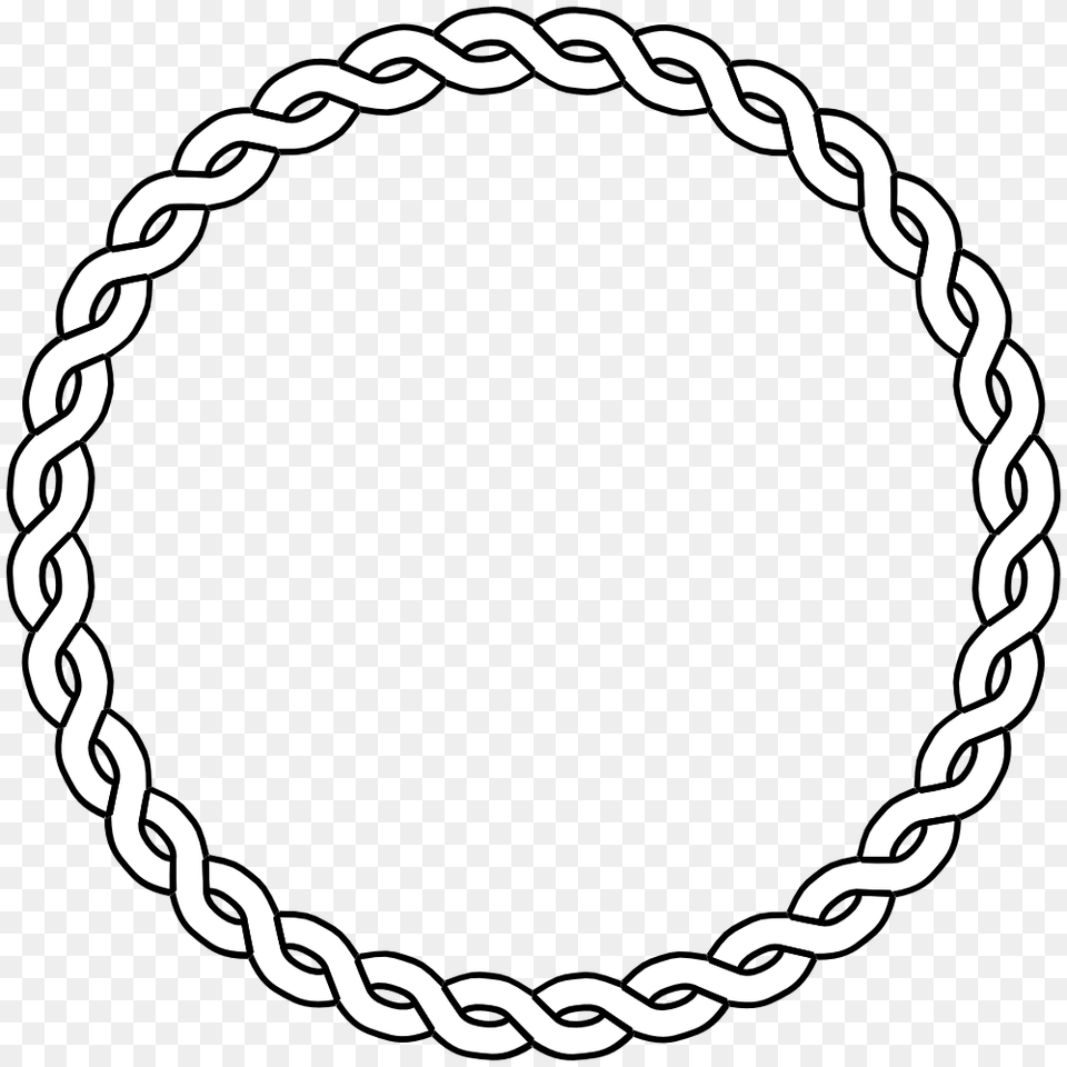 Anchor Rope Clipart Border Circle Clip Art Clip Art Library, Oval, Accessories, Bracelet, Jewelry Free Png