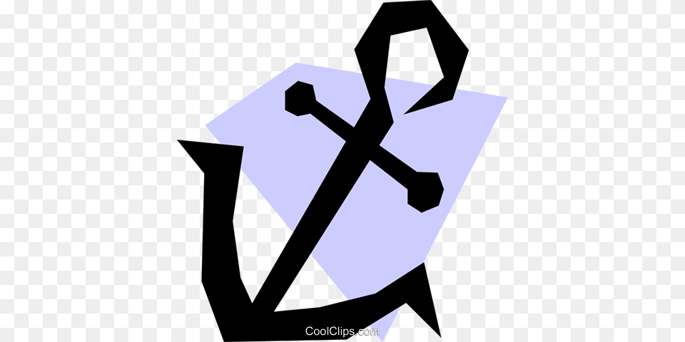 Anchor Royalty Vector Clip Art Illustration, Electronics, Hardware, Hook Free Transparent Png