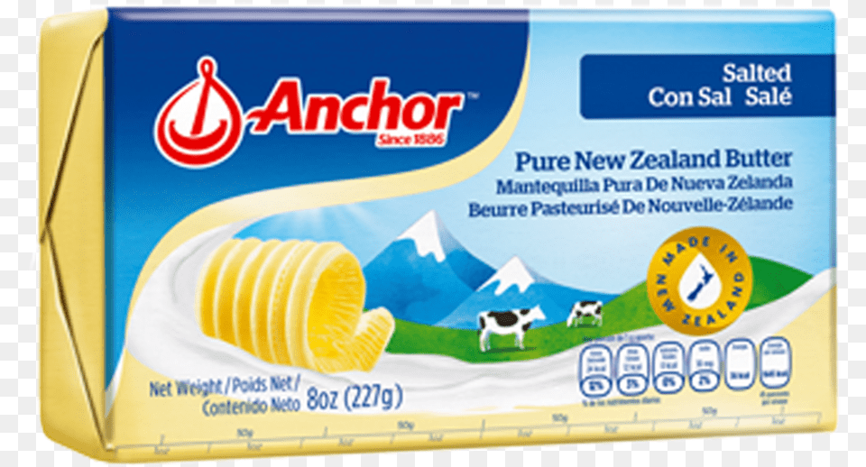 Anchor Salted Butter, Food, Animal, Cattle, Cow Free Transparent Png