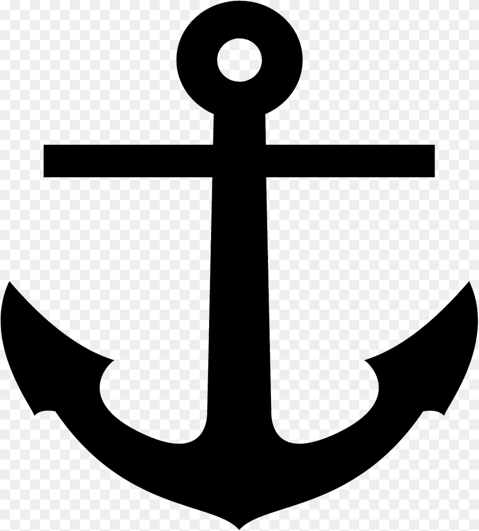 Anchor Silhouette, Electronics, Hardware, Hook, Cross Free Transparent Png