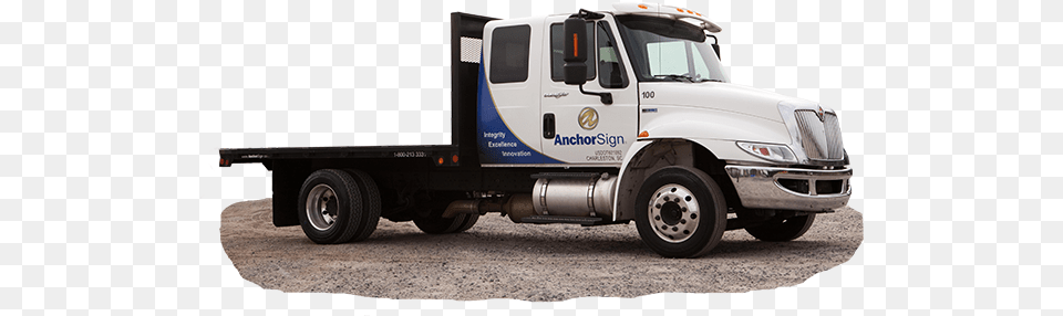 Anchor Truck Flatbed Truck Truck, Transportation, Vehicle, Flat Bed Truck Png Image