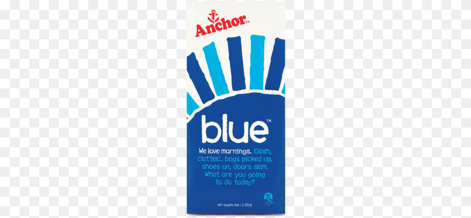 Anchor Uht Blue Top 1l Pack Anchor Trim Milk Powder, Advertisement, Poster Png Image