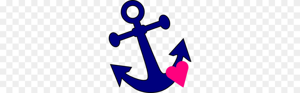 Anchor With Heart Clip Art, Electronics, Hardware, Hook, Cross Png Image