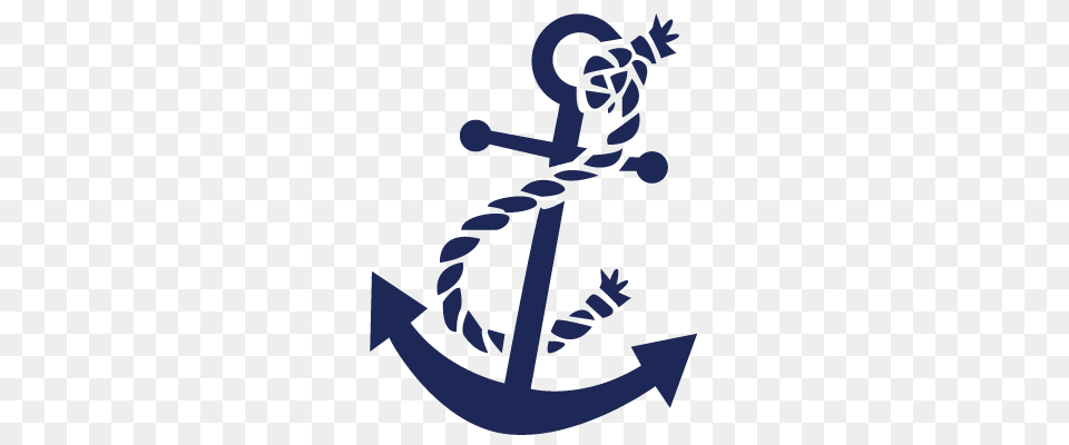 Anchor With Rope Clipart Clipart, Electronics, Hardware, Hook, Mace Club Free Png