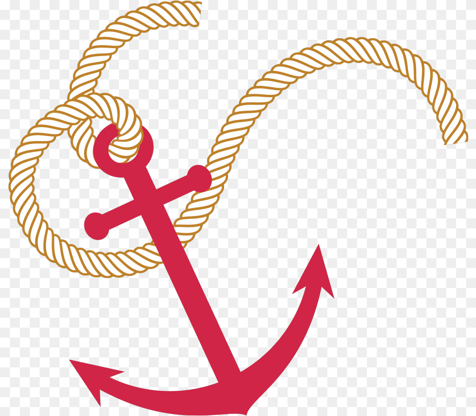 Anchor With Rope Transparent, Electronics, Hardware, Hook Free Png Download
