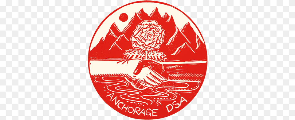 Anchorage Democratic Socialists Of Democratic Socialists Of America Logos, Badge, Logo, Symbol, Food Free Transparent Png