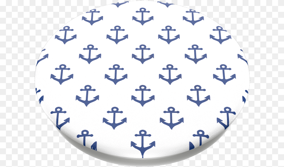 Anchors Away White Popsockets Anchor Print, Electronics, Hardware, Hook Png Image