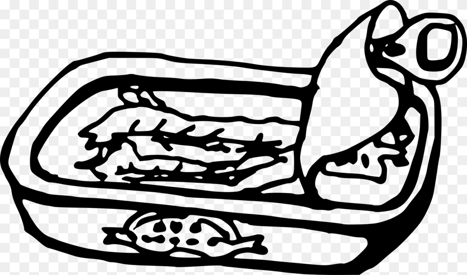 Anchovy Black And White Computer Icons Seafood Drawing Free, Gray Png Image