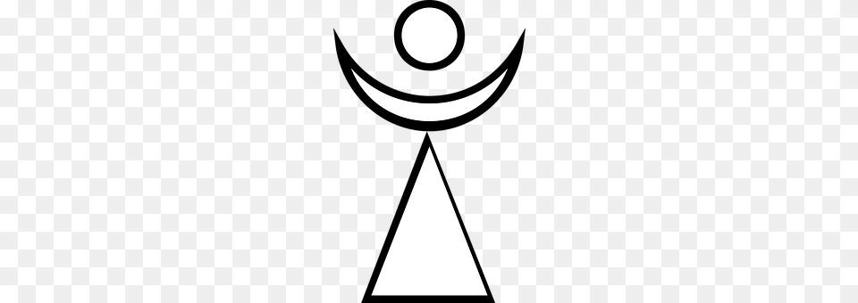Ancient Triangle, Stencil, Astronomy, Moon Free Transparent Png