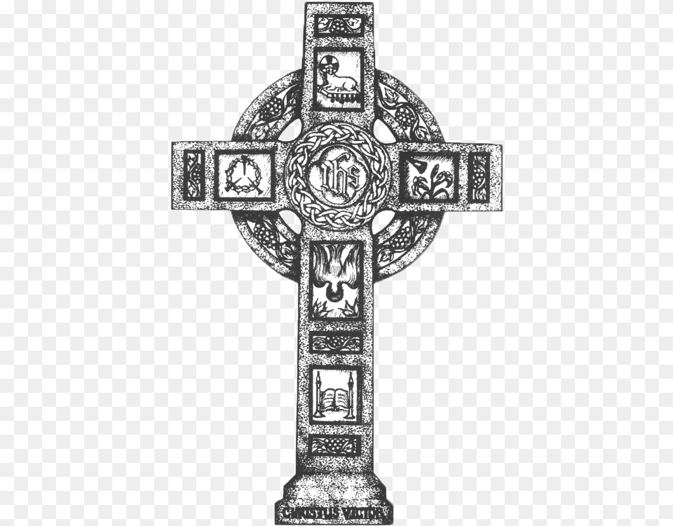 Ancient Celtic Cross, Symbol Free Png