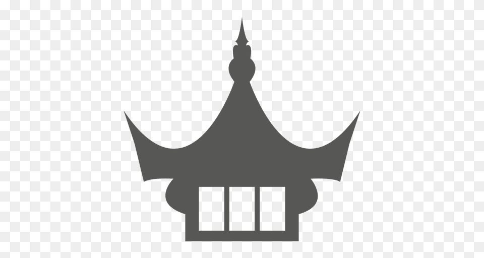Ancient Chinese Temple Rooftop Icon, Outdoors Png