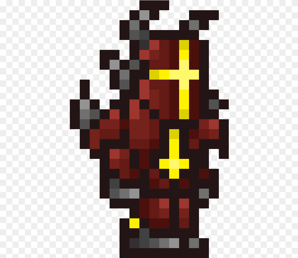 Ancient Crimson Armor 1 Xy Transparent Apple Pixel Art, Clapperboard Png Image