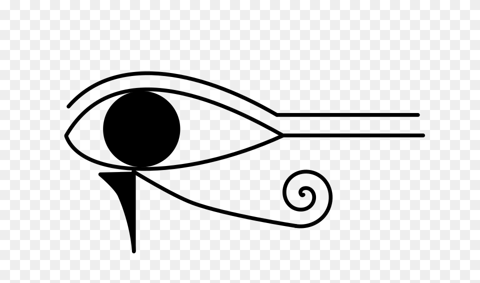 Ancient Egypt Egyptian Hieroglyphs Eye Of Horus, Gray Free Png Download
