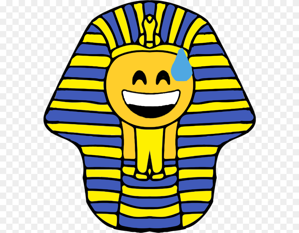 Ancient Egypt Egyptian Pyramids Smiley Pharaoh Emoticon, Clothing, T-shirt, Shirt, Face Free Transparent Png