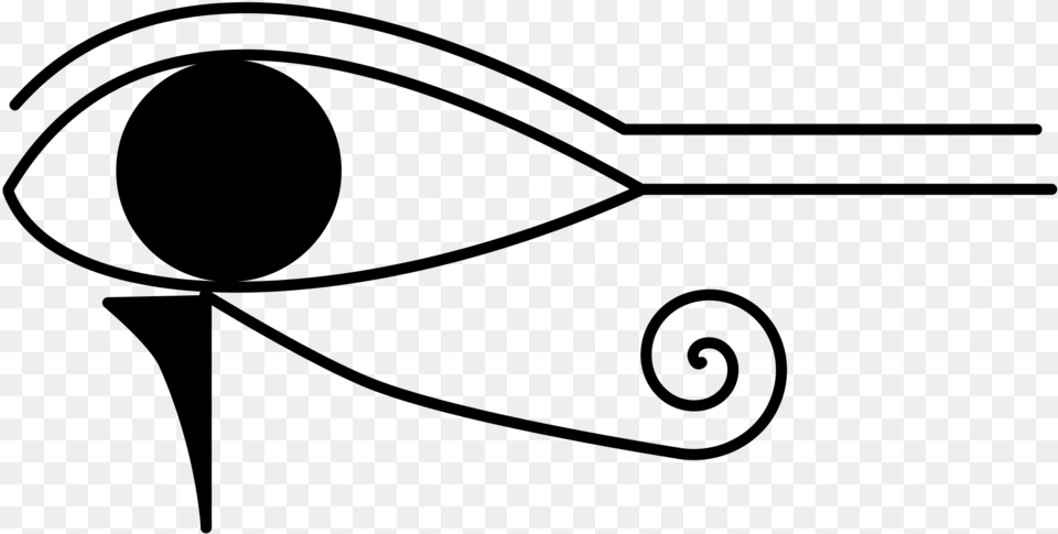 Ancient Egypt Eye Of Horus Eye Of Ra Egyptian, Gray Free Png Download