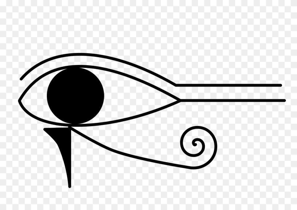 Ancient Egypt Eye Of Horus Eye Of Ra Egyptian, Gray Free Png Download