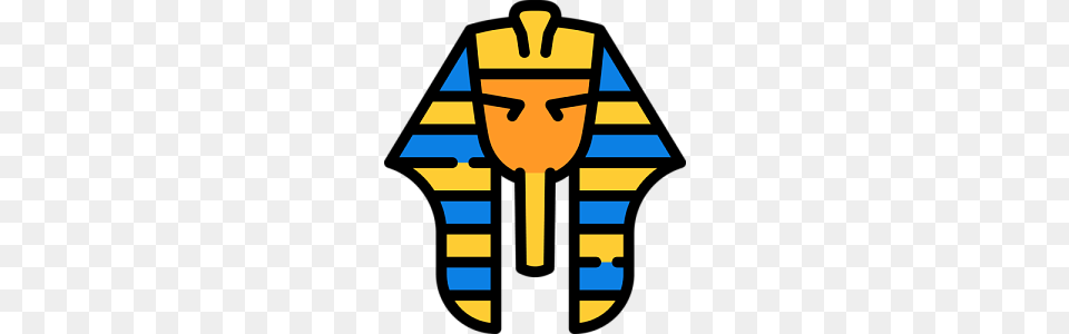 Ancient Egypt Pharaoh, Cross, Symbol, Face, Head Free Png