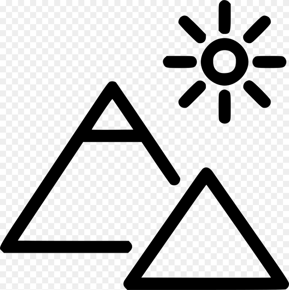 Ancient Egypt Pyramid, Triangle, Symbol Free Png