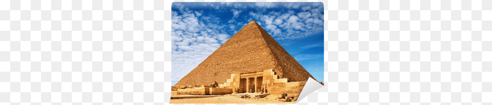 Ancient Egyptian Pyramid Against Blue Sky Wall Mural Mastaba Paperback Editor Gerd Numitor, Architecture, Building Free Png Download
