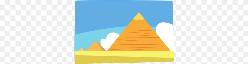 Ancient Egyptian Pyramids In Desert Egyptian Pyramids, Triangle, Architecture, Building, Pyramid Free Png Download