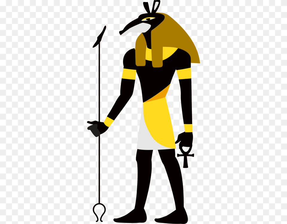 Ancient Egyptian Religion Thoth Anubis Ancient Egyptian Deities, Clothing, Costume, Person, Glove Png