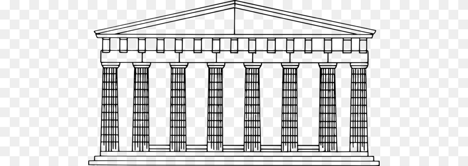 Ancient Greece Ancient Greek Architecture Doric Order Greek Architecture Clipart, Gray Free Png Download