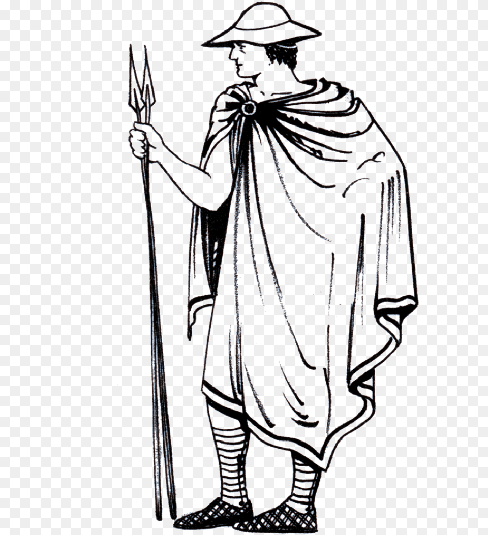 Ancient Greece Drawing At Getdrawings Com For Greek Traveler, Fashion, Person, Cloak, Clothing Free Transparent Png
