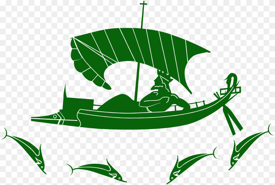 Ancient Greece Pottery Design Silhouette, Boat, Sailboat, Transportation, Vehicle Free Png Download
